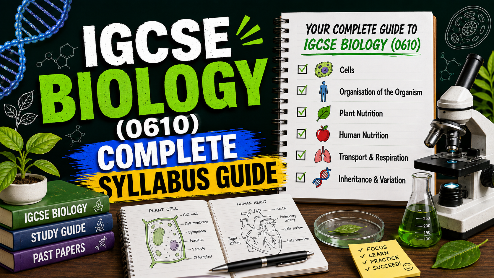 IGCSE Biology (0610) Complete Syllabus Guide